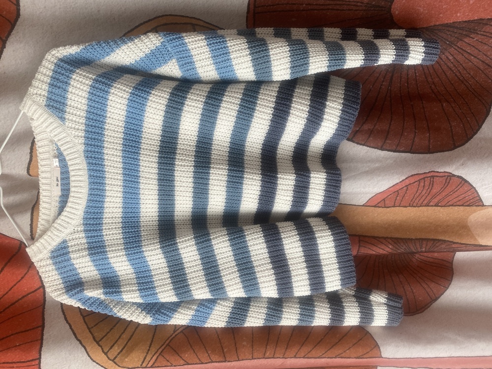 MI AMI striped knit sweater